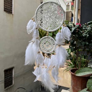 Boho Dreamcatcher - Christmas Present for a Nature Lover - Rustic Home Decor - Holiday Gift for Her - Winter Nursery Decor.