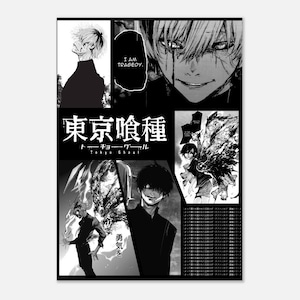 Japanse anime-manga Tokyo Ghoul muurkunst fanart A4 A3 A2 A1 merchandise
