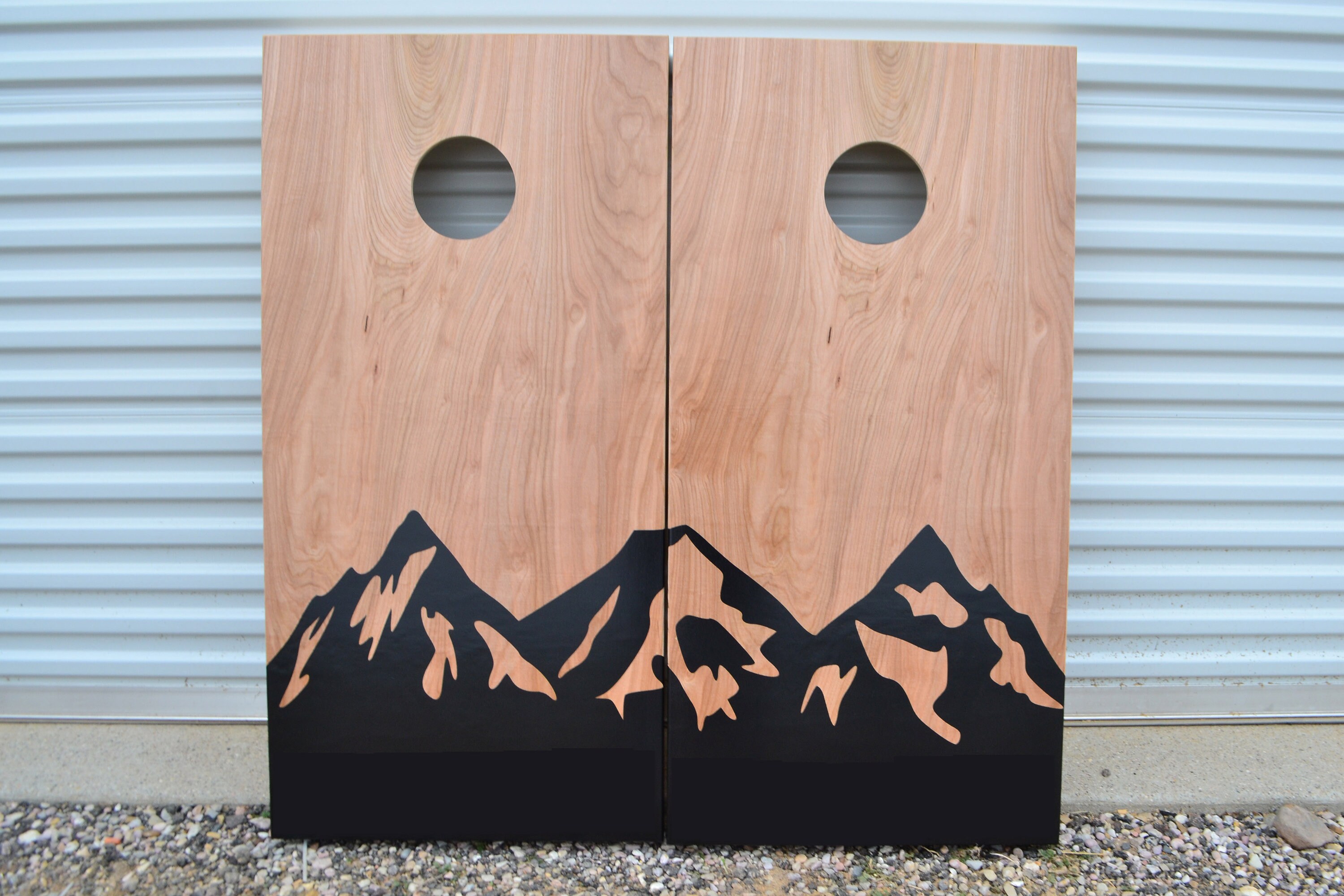 Lawn Games Wedding Tree Cornhole Boards Custom Stained Full Size Corn