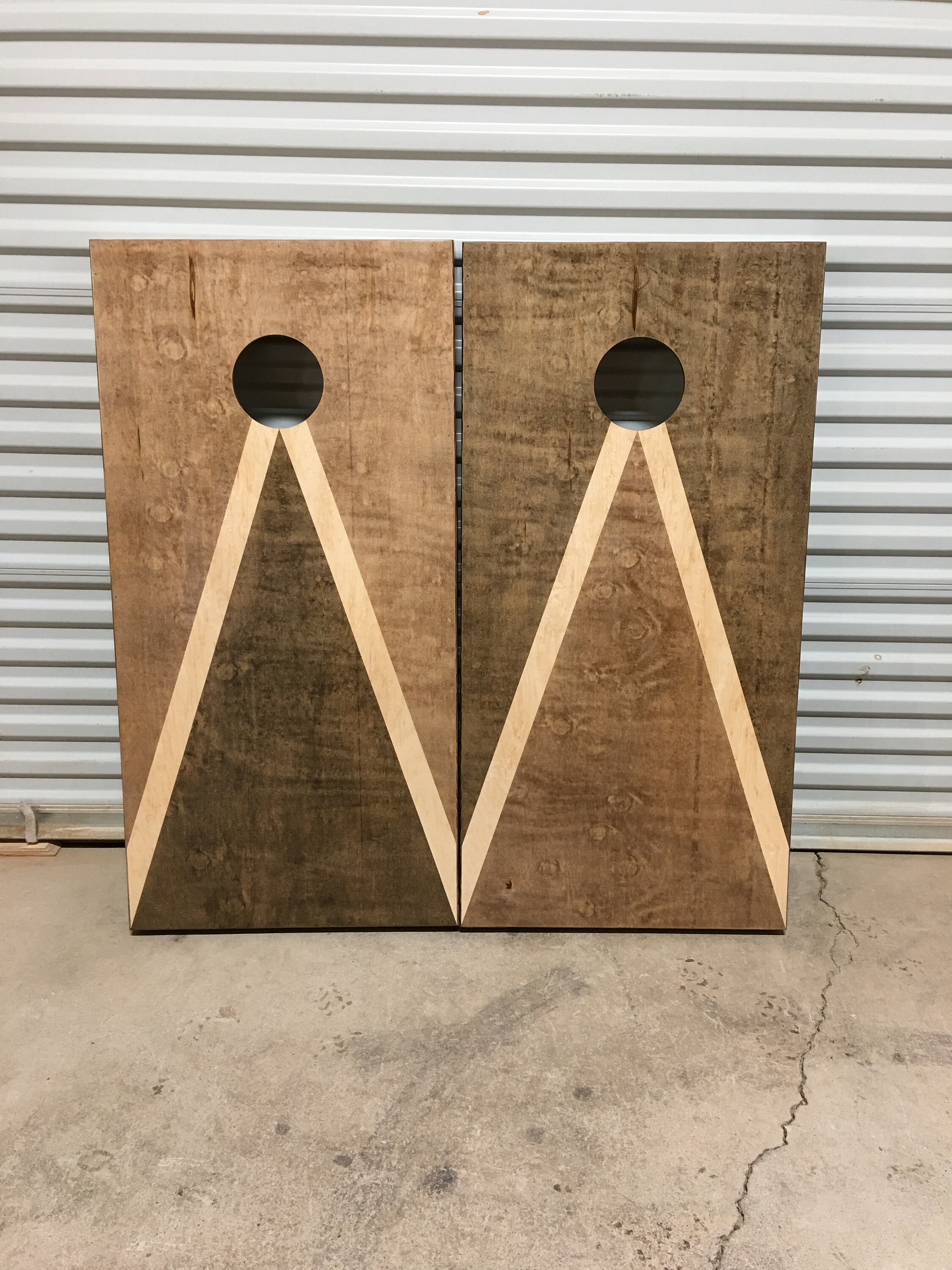 Stained Cornhole Boards Full Size Custom Cornhole Boards /Lawn Etsy