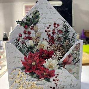 Carte enveloppe vierge pop-up | kit de fabrication de cartes pour enveloppes | enveloppe pop-up | kit de fabrication de cartes | carte DIY | fabrication de cartes | kit de création de scrapbooking