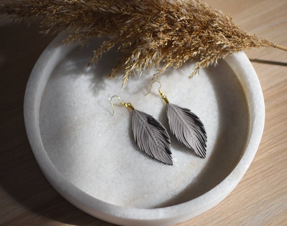 Etsy feather earrings online