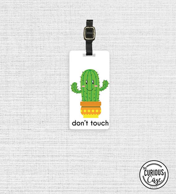 2 Pack Luggage Tags Cactus Cacti Cruise Luggage Tag For Travel Tags Accessories