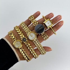 Vintage Gold Watches : Fendi, Gucci, Givenchy, Dior, Seiko