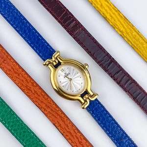 Fendi Vintage Gold Watch Interchangeable Bracelets Box Set