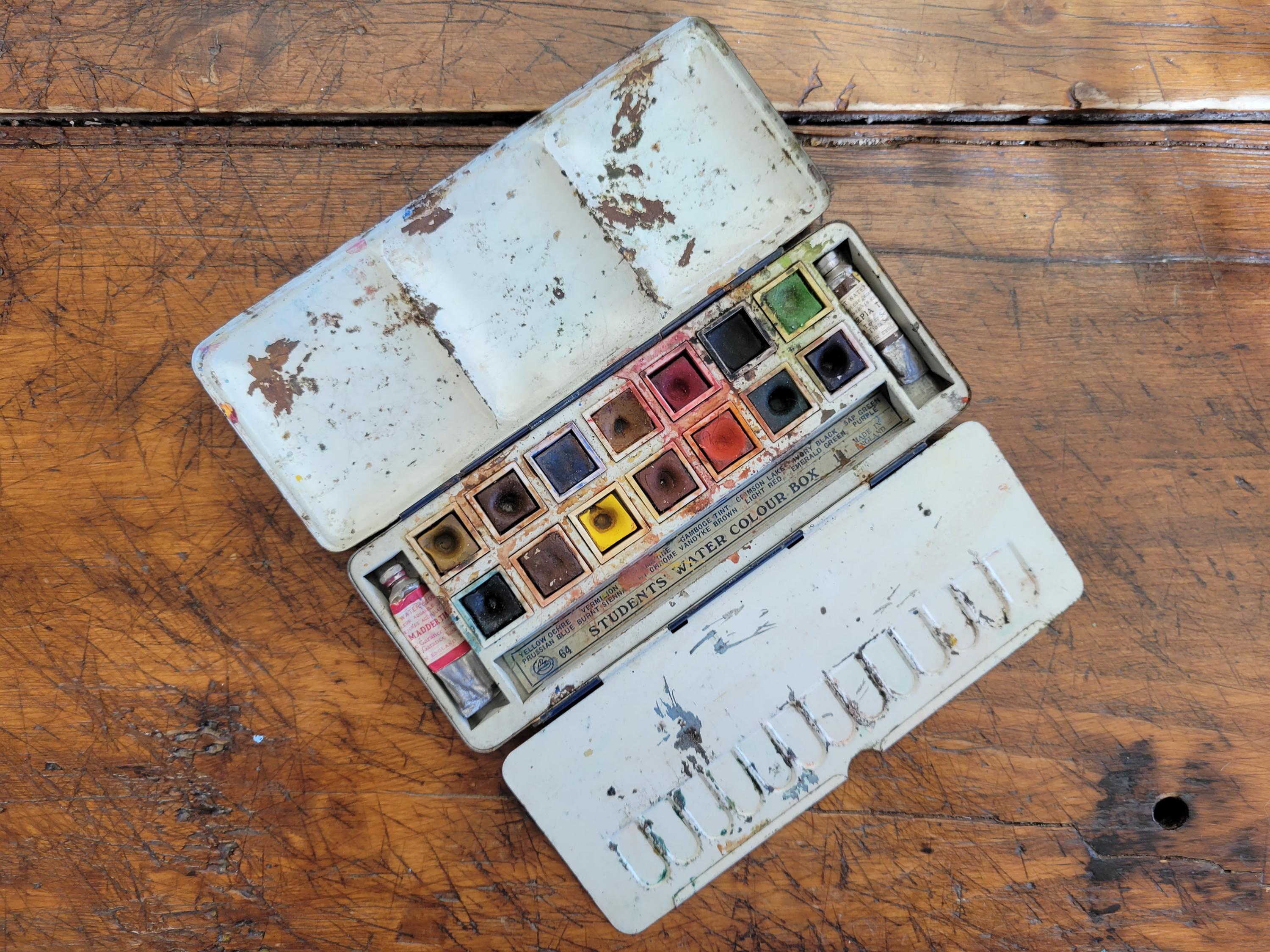 Page of London Paint Box - Etsy