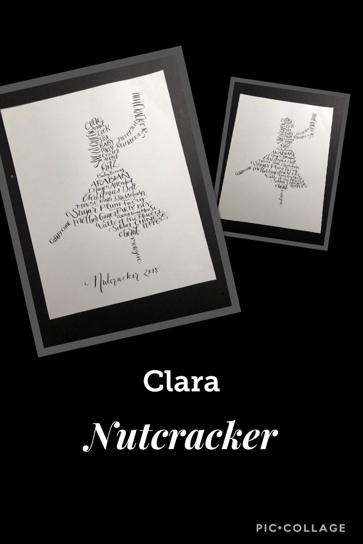 8x10 Clara from the Nutcracker - personalized underneath!
