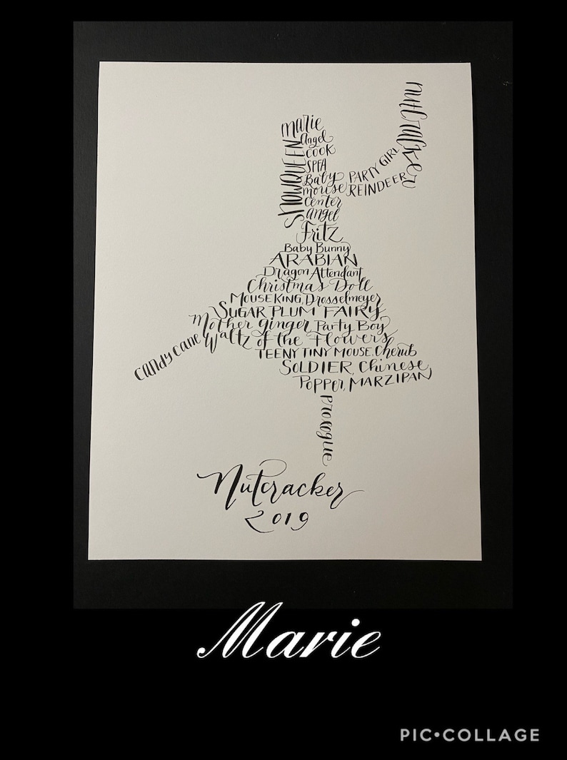 Nutcracker print featuring MARIE