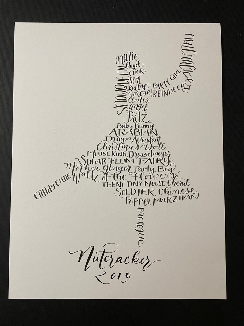 Nutcracker print featuring MARIE