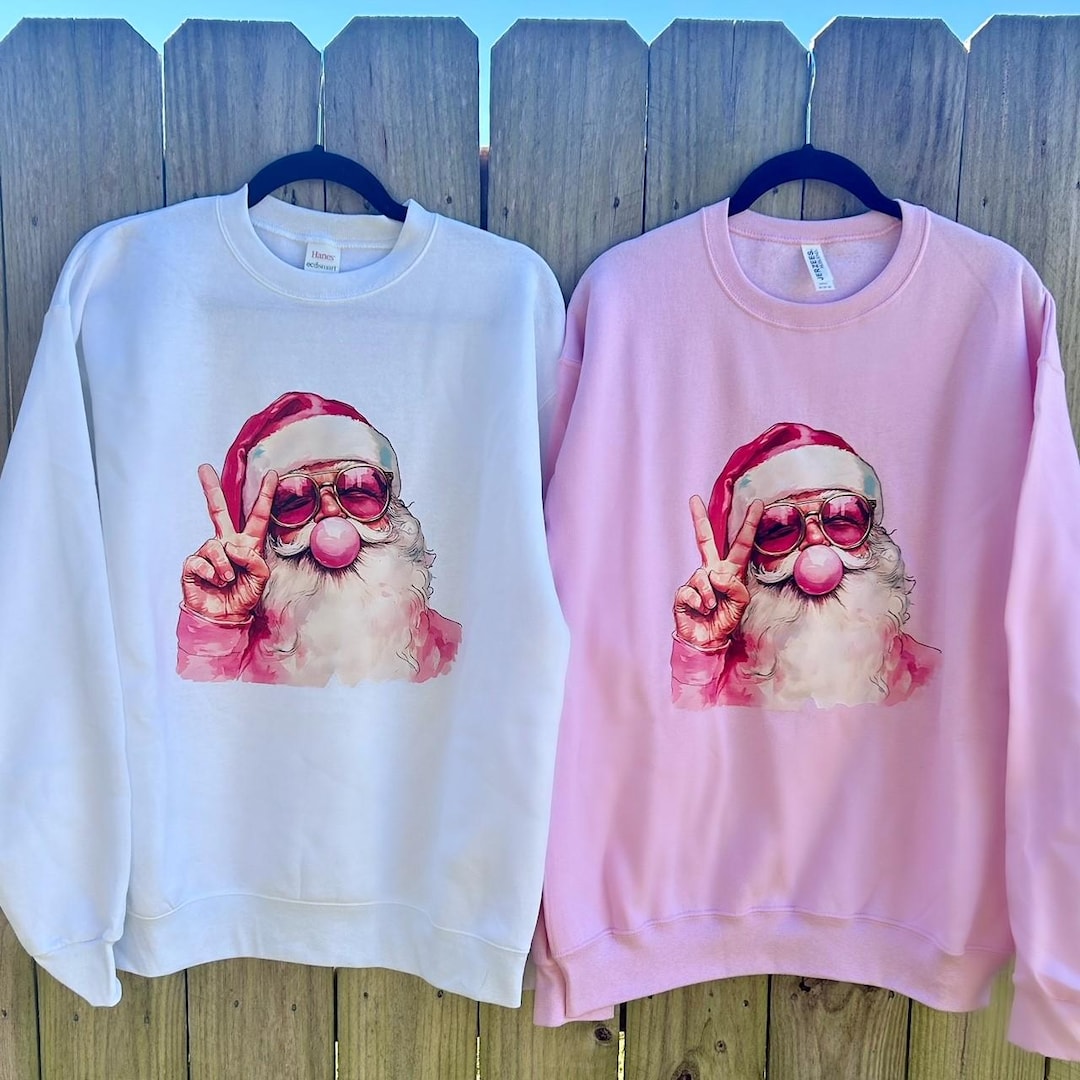 Bubblegum Santa Crewneck main image 1