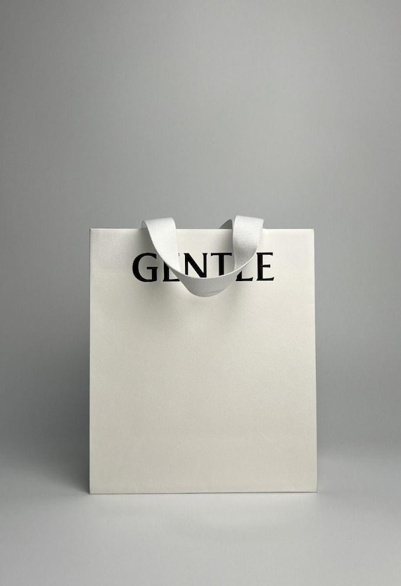 50 pcs Luxury Custom Paper Bags with Ribbon Handles – Personalized Eco-Friendly Boutique Packaging