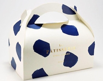 Custom Logo Cake, Personalized Bakery Packaging, Wedding Dessert Box, Branding Gift Container