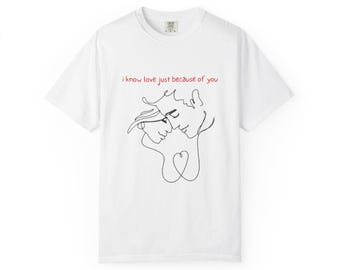 Garment-Dyed Love Tee: Unisex Ring-Spun Cotton Shirt