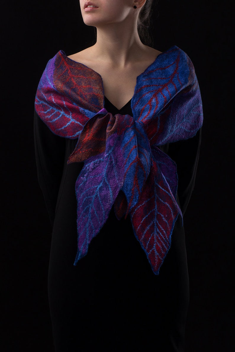 Felting Tutorial How to Make Wet Felted Wool Scarf Video Etsy