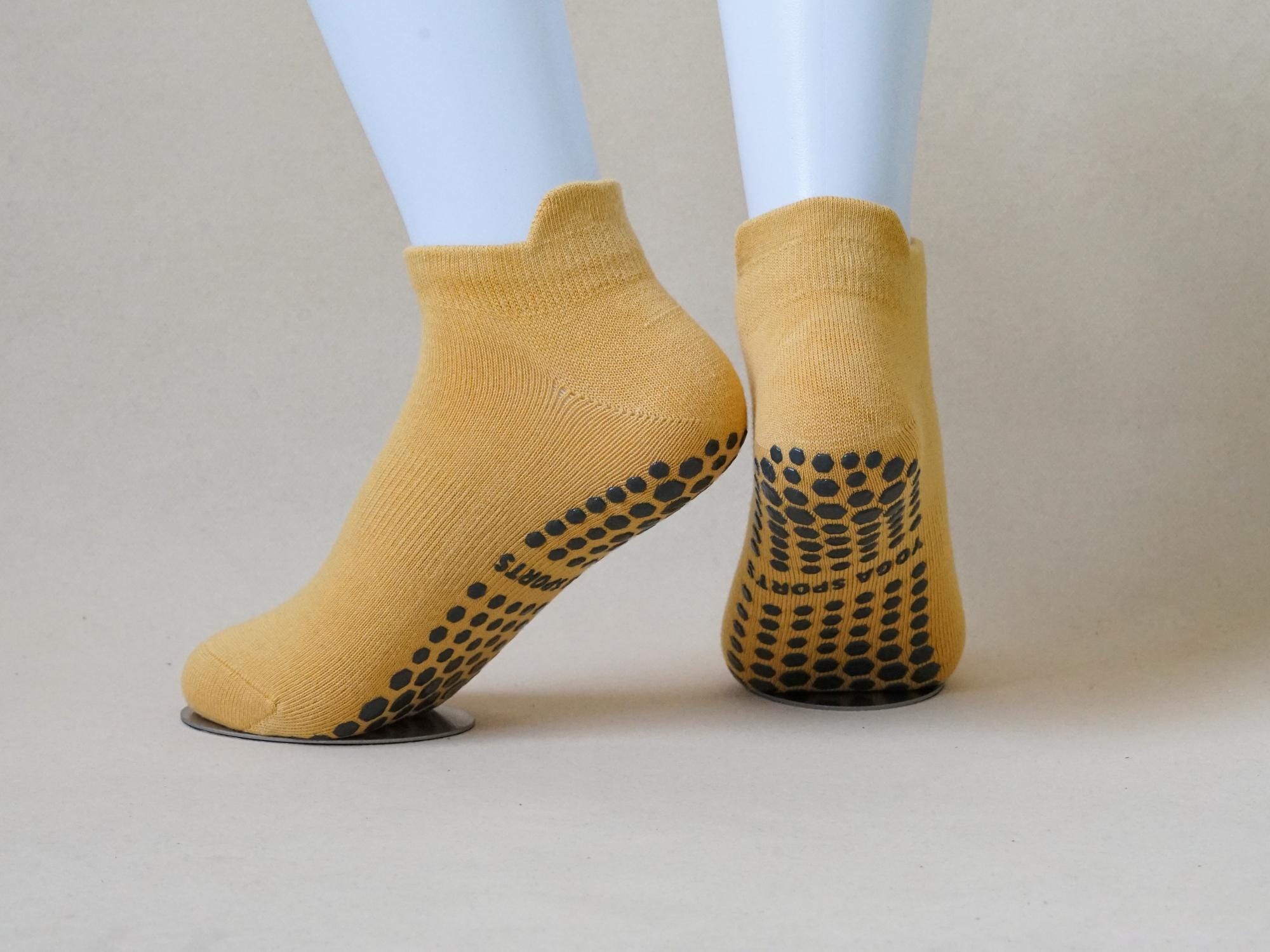Colorful Pilates Socks with Grips, Women Summer Ankle Socks, Gift for Mom