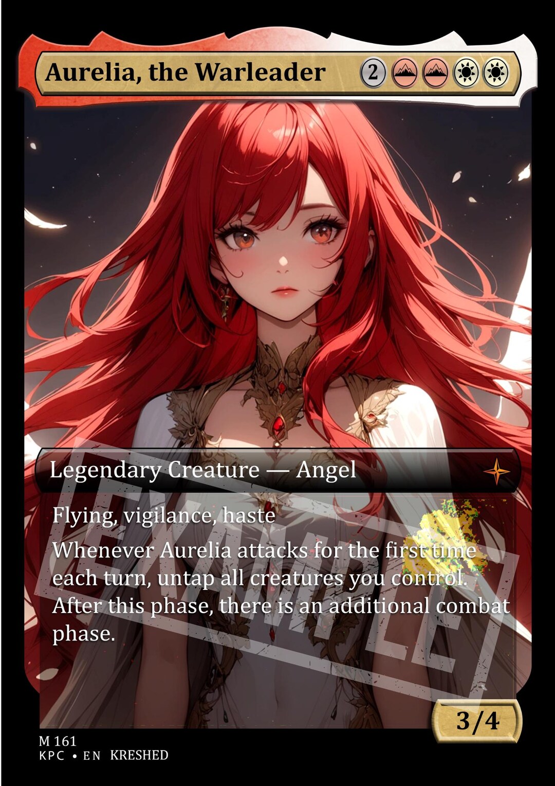 Aurelia, the Warleader (V15-004) - mythic - Foil main image 0