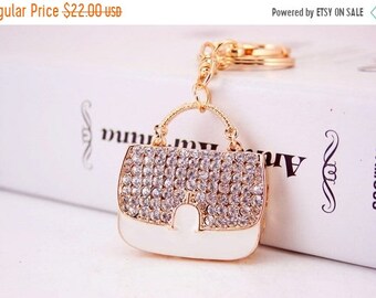 Purse Black White Pocketbook Handbag Rhinestone Lobster Clip Charm for Bracelets Purse Black White Pocketbook Handbag Rhinestone Lobster Clip Charm for Bracelets