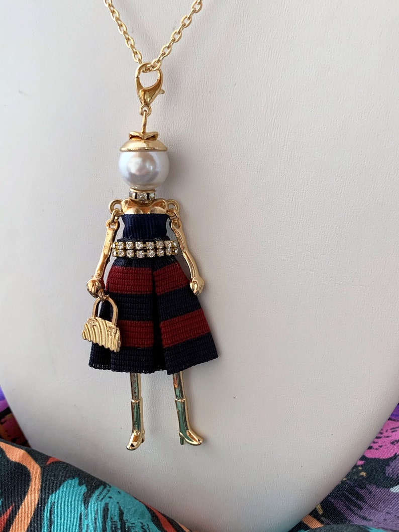 French Fashion Doll Necklace