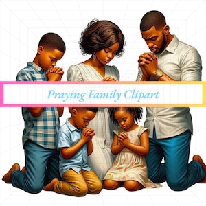 Praying Family Clipart, Man Praying Clipart, Family Praying Clipart, Church Lady Clipart, Church Clipart, Family Clipart, Praying Hands Clip
