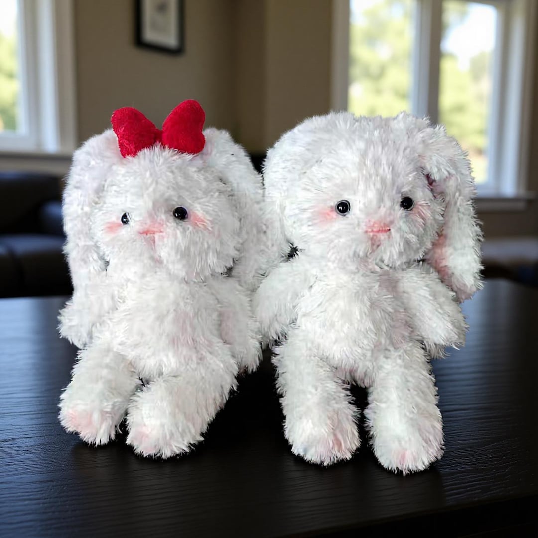 Crochet Bunny Plush| Soft Handmade Rabbit Toy| Fuzzy Handmade Rabbits ...