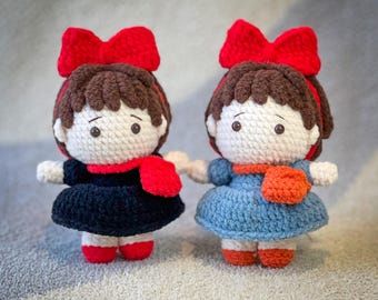 Muñeca Kiki a Crochet – Llavero Niña Amigurumi 11,5 cm, Bagcharm