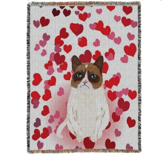 grumpy cat blanket