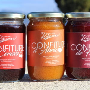 Strawberry, Apricot and Cherry Jams