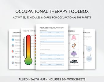 Occupational Therapy Toolbox for Assisting Children and Disability Support, Positive Behaviour Support Plan, Motor Skills & Interoception