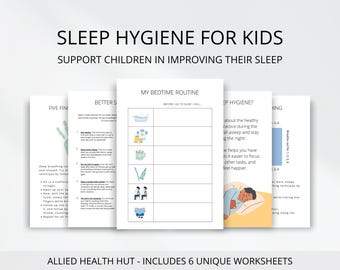 Sleep Hygiene Exercises and Activities for Kids, Support Children with Sleep Routine, Sleep Tips & Bedtime Routine with Box Breathing