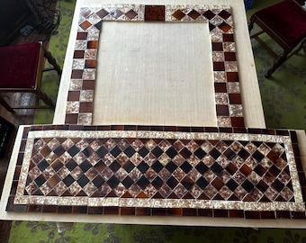 Antique Cambridge Tortoiseshell Fireplace Surround & Hearth Pair Ragon Mansion