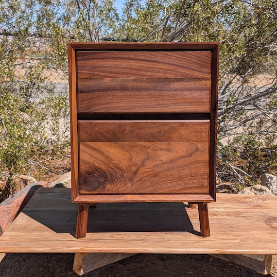 Small bedside table, two drawer