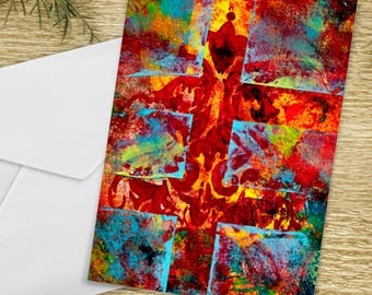 Card - Medieval Cross, 5 Pack Cards