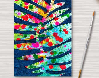 Card - Polka Palm, 5 Pack Cards