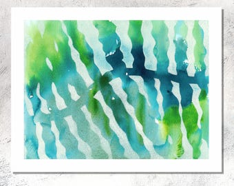 Filtered Light Watercolor Painting Print