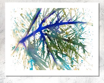 Thicket Watercolor Painting Print