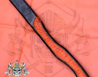 Unique Custom Handmade Battle Axe Ax Hatchet Camping Axe, Medieval Camp, Hand Forged Viking Beard Axe, Tomahawk, Handmade Gift, Gift For Him