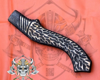 Unique Custom Handmade Battle Axe Ax Hatchet Camping Axe, Medieval Camp, Hand Forged Viking Beard Axe, Tomahawk, Handmade Gift, Gift For Him