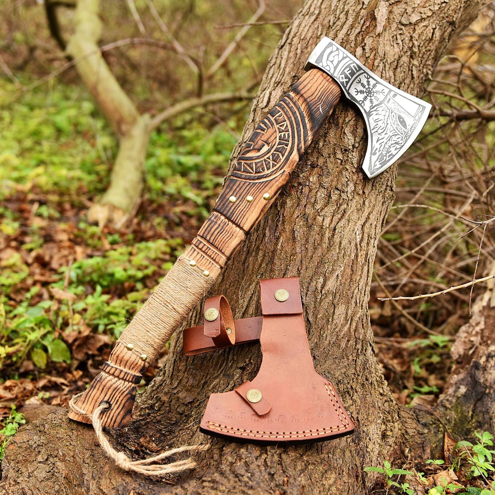 Hache Viking Artisanale en livraison gratuite Économisez 10% sur votre commande