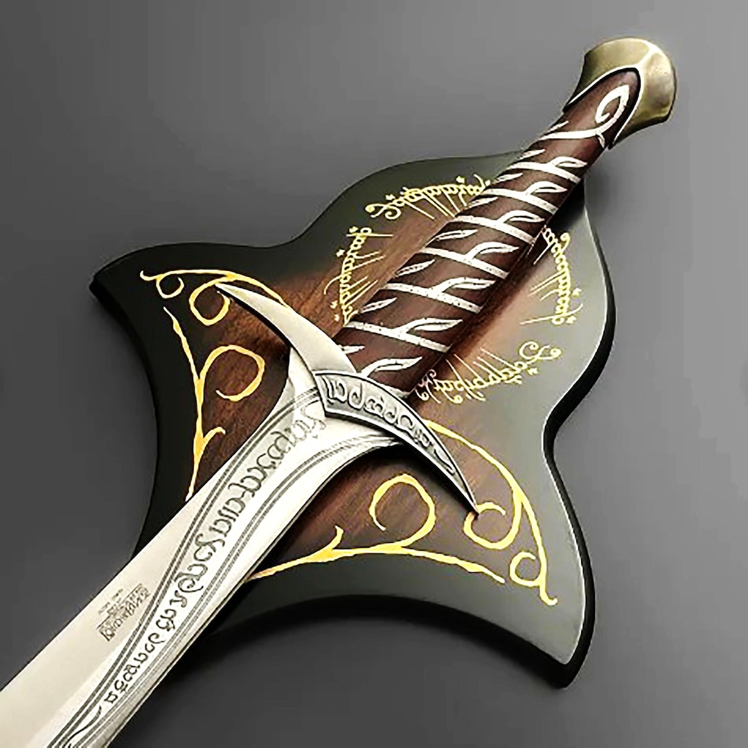 Handcrafted Custom Fantasy Sword - Mythical Replica Sword With Sheath ...