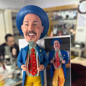 Custom Figurine, Portrait Figurine, Clay Model, Personal Statues Gift, Bobbleheads, Personalized Action Figure, Gift for Family, Gift Statue