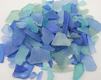 Bulk Sea Glass, Coastal Nautical Decor Tumbled Bulk Beach Glass for Beach Decor & Beach Wedding Decor, 8 COLORS, 2 LBS