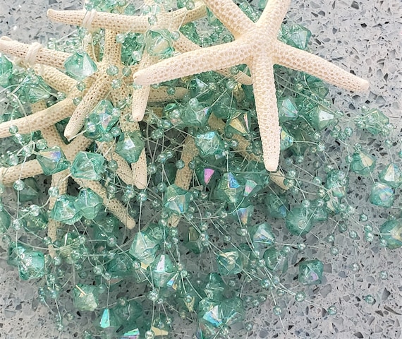 Beaded Starfish Garland Christmas Beaded Garland