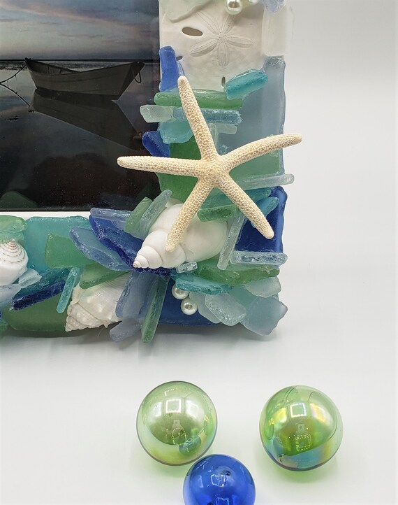 Nautical Crush Trading Sea Glass | 11oz Assorted Mix Tumbled Sea Glass Decor | Bulk Seaglass Pieces for Beach Wedding Decor & Crafts | Plus Free N