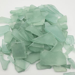 Bulk Sea Glass, Coastal Nautical Decor Tumbled Bulk Beach Glass for Beach Decor & Beach Wedding Decor, 8 COLORS, 2 LBS Green