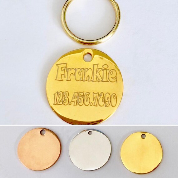 gold id tags