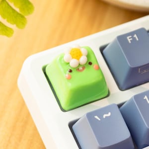 Frog Artisan Keycap: Kawaii Mechanical Keyboard Accessory for MX Switches