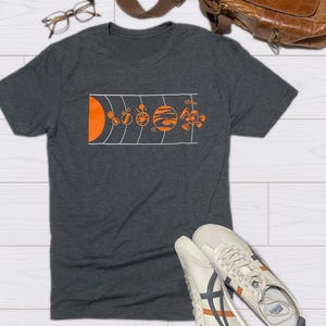 Camiseta del Sistema Solar de Outer Wilds / Camisetas de videojuegos