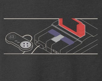 Retro Gaming Console T-Shirt  | SNES Video Game Shirt