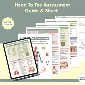 Nursing Head-To-Toe Assessment Guide: Physical Exam Checklist (PDF)