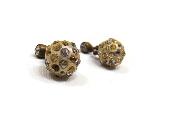 Vintage Screw Back Earrings Vintage Clip On Earri… - image 9